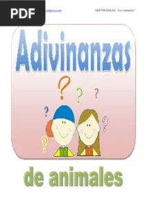 Adivinanzas de Animales por Orientación Andújar