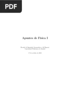 Apuntes de física I por Universidad Politécnica de Madrid