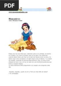 Blancanieves por Hermanos Grimm