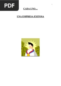 Cada uno, una empresa exitosa por Fernando Rivero