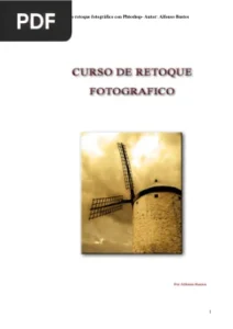 Curso de retoque fotográfico (Photoshop) por Alfonso Bustos Toldos