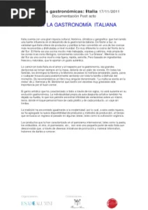 El Vino y la Gastronomia Italiana por Esade Ramon Llull University