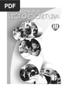 El aprendizaje de la Lecto-escritura por Educrea