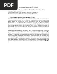 Electrocardiografía básica por William Uribe, Mauricio Duque, Luis Eduardo Medina, Jorge Marín, Jorge Enrique Velásquez y Julián Aristizábal