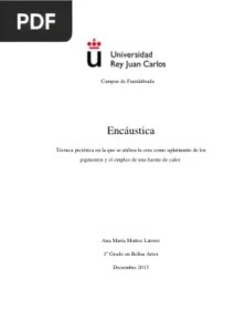 Encáustica por Ana María Muñoz Latorre