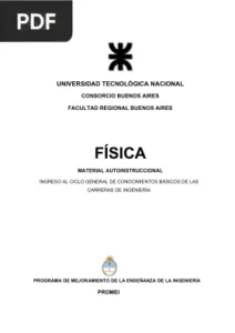 Física. Material Autoinstruccional por Daniel Vaccaro y Ana Cristina Ocón