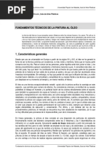 Fundamentos técnicos de la pintura al óleo por Universidad Popular de Albacete