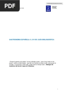 Gastronomía Española por Biblioteca Nacional de España