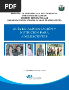 Guía de alimentación y nutrición para adolescentes por Ministerio de Salud de El Salvador