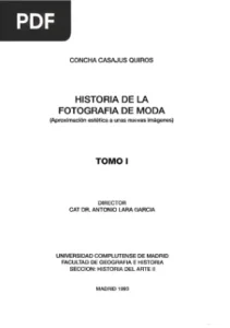 Historia de la fotografía de moda por Concha Casajus