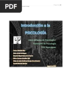 Introducción a la Psicología por Varios Autores
