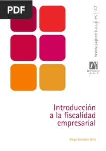Introducción a la fiscalidad empresarial por Diego González