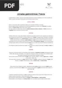 Jornadas gastronómicas: Francia por Esade