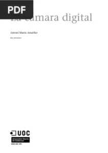 La Cámara Digital por Antoni Marín Amatller