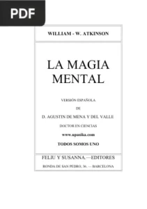 La Magia Mental por William W. Atkinson