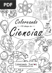 Libro de Ciencias para Colorear por Coloreando Juntos