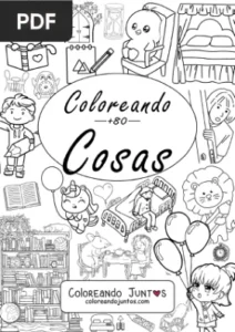 Libro de Cosas para Colorear por Coloreando Juntos