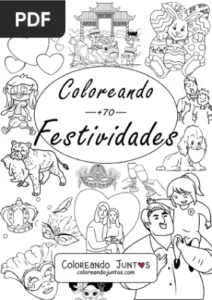 Libro de Festividades para Colorear por Coloreando Juntos
