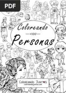 Libro de Personas para Colorear por Coloreando Juntos