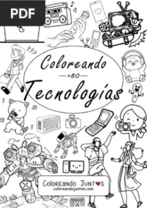Libro de Tecnologías para Colorear por Coloreando Juntos