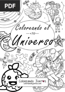 Libro de Universo para Colorear por Coloreando Juntos