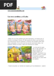 Los tres cerditos y el Lobo por Anónimo