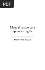 Manual básico para aprender inglés por Hanna Jaff Bosdet