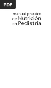 Manual de Nutrición Pedíatrica por Comité de Nutrición de la AEP