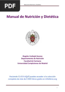 Manual de Nutrición y Dietética por Ángeles Carbajal Azcona