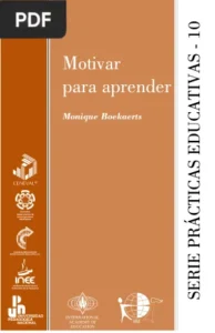 Motivar para aprender por Monique Boekaerts