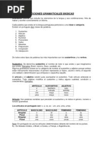 Nociones gramaticales básicas por Instituto para la Integración y el Desarrollo Latinoamericano