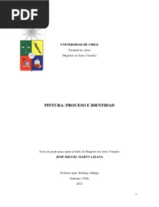 Pintura: Proceso e identidad por José Miguel Marty