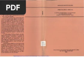 Psicología social. Entre el individuo y la sociedad por Ignacio Martín-Baró