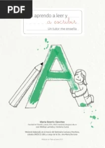Yo aprendo a leer y a escribir: un tutor me enseña por María Beatriz Sánchez